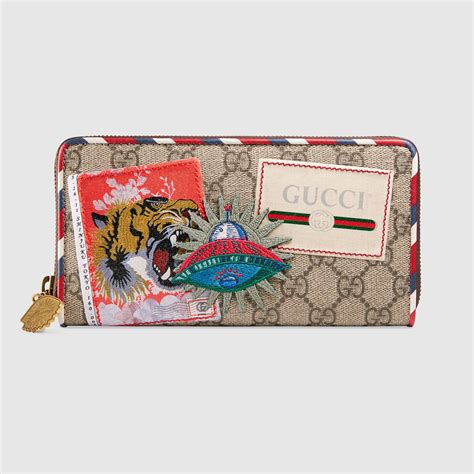 gucci courier supreme wallet|Gucci gg supreme web wallet.